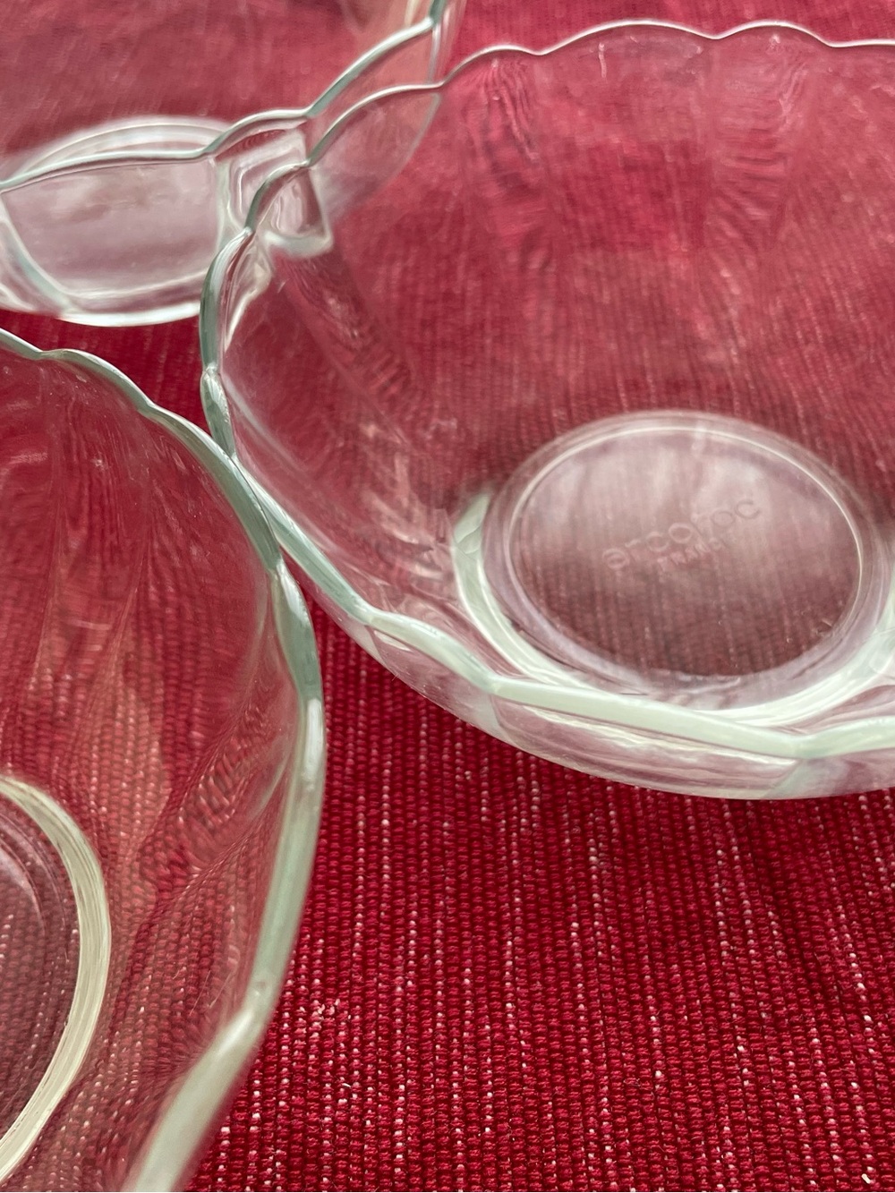Set of 5 Vintage Arcoroc France 5" Serving Bowls - Picture 2 of 4